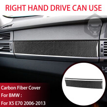 (Black carbon RHD) car interior decoration For BMW X5 E70 2006-2013 Carbon Fiber Car Door