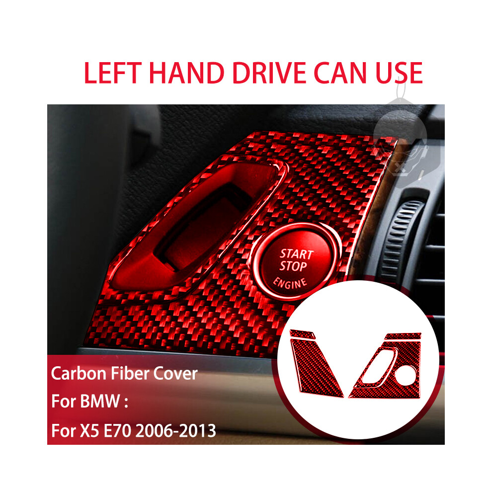 (Lhd) Car Interior Decoration For Bmw X5 E70 2006-2013 Carbon Fiber Car Door 8360553006556