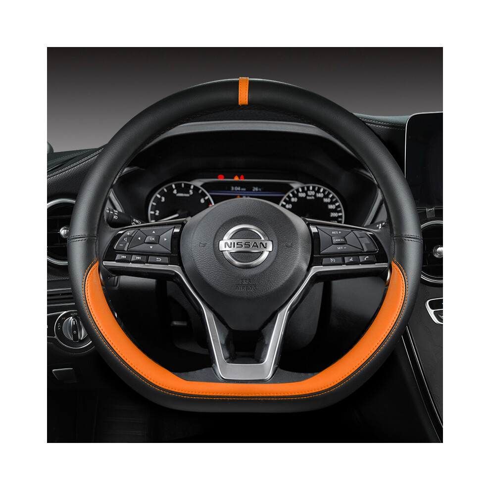 (Orage) Car Steering Wheel Cover For Nissan X-Trail Qashqai March Serena Micra Kicks 2017-2019 Altima Teana 2019 Auto Accessories 8721142035324