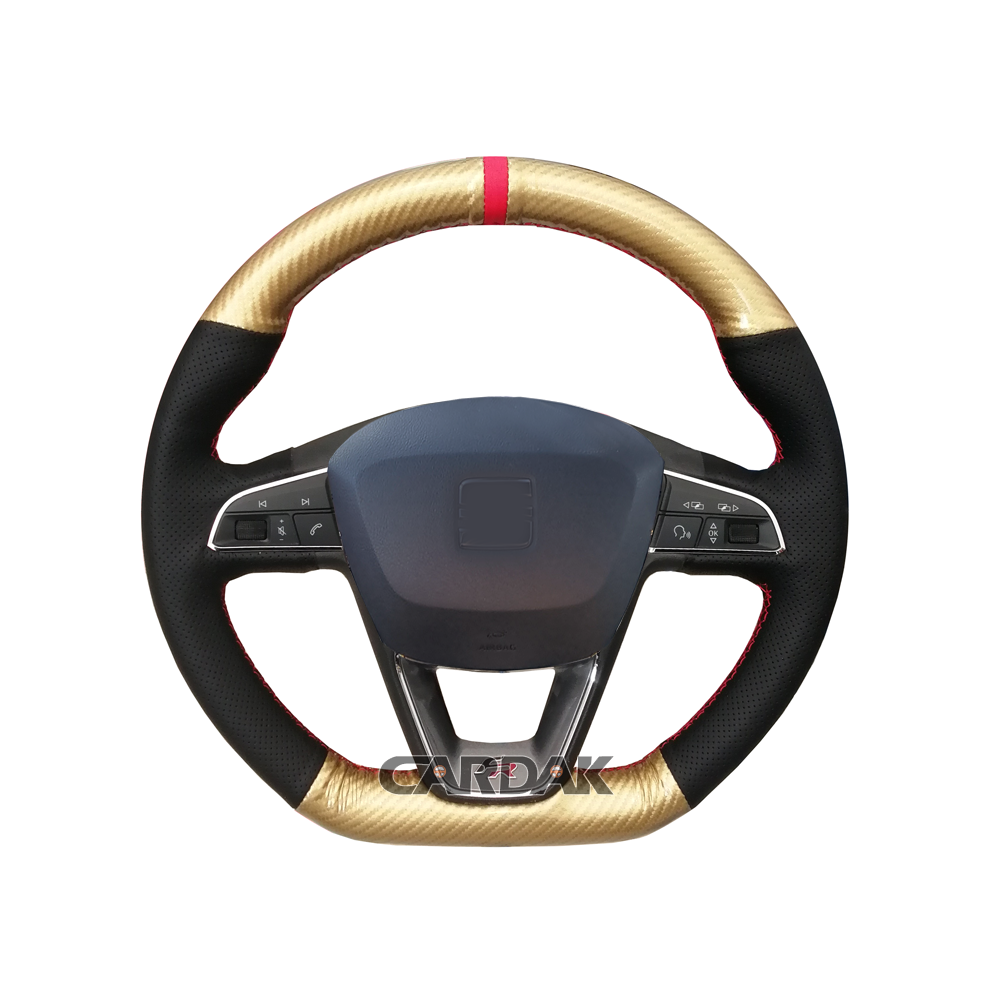 (Style 05) Leather Suede Diy Car Steering Wheel Cover For Seat Leon Cupra R Leon St Cupra Leon St Cupra Ateca Cupra Ateca Fr 8721142047822