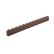 (Brown, Pack of 10) Nicoman Scallop Garden Edging Border