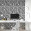 Arthouse Arthouse Zebra Geometric Black White Wallpaper Modern Stylish 3