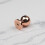 (Knob) Rose Gold Cup Handle 76mm Bar Handle 160mm & Knob 6