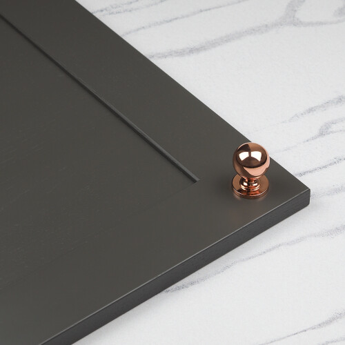 (Knob) Rose Gold Cup Handle 76mm Bar Handle 160mm & Knob 2