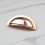 (76mm Cup Handle	) Rose Gold Cup Handle 76mm Bar Handle 160mm & Knob 6