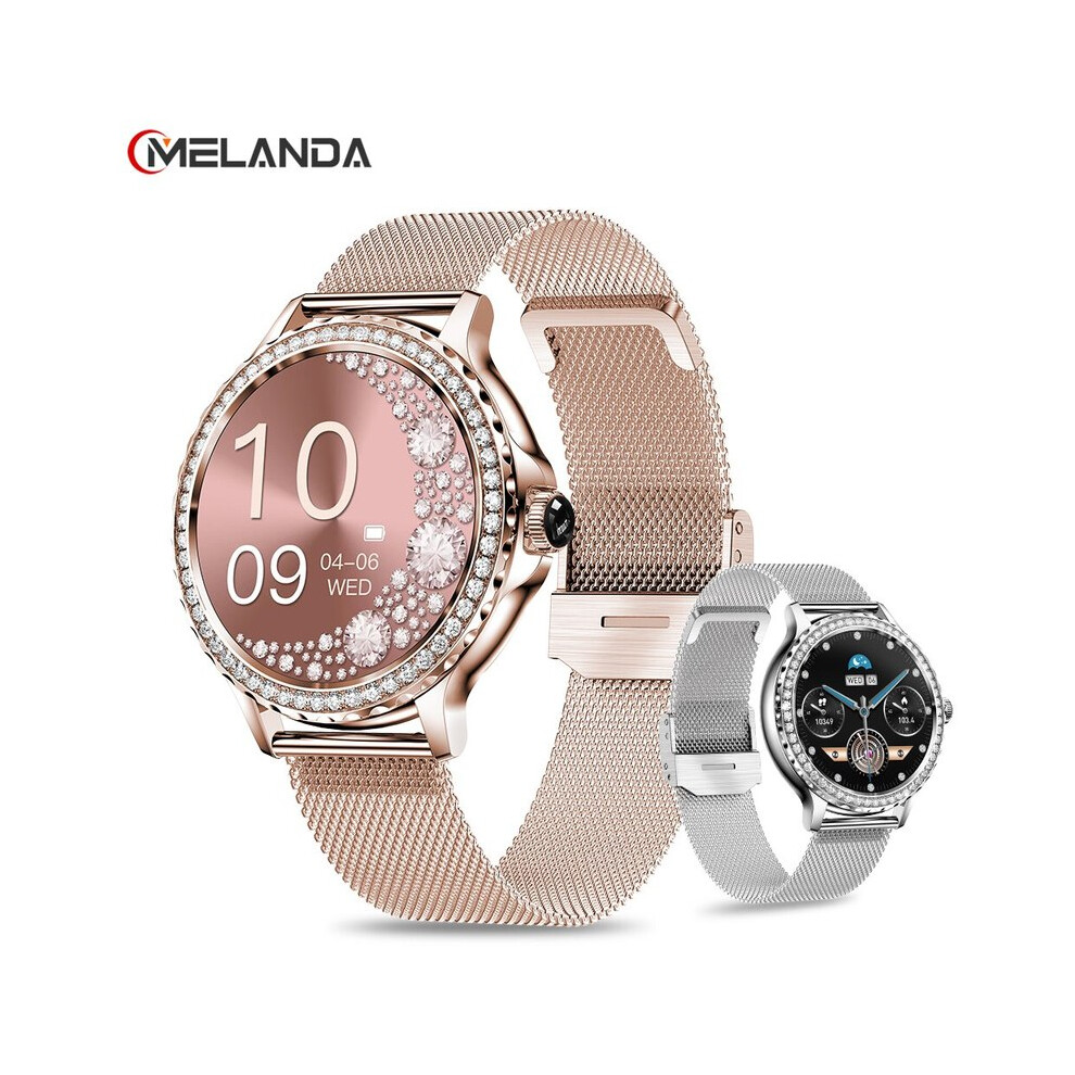 Rosegold Rosegold Smart Watch For Lady Bluetooth Call 100 Sports Mode Fitness Adult Smartwatch DIY Dials For IOS Android NX19 on OnBuy