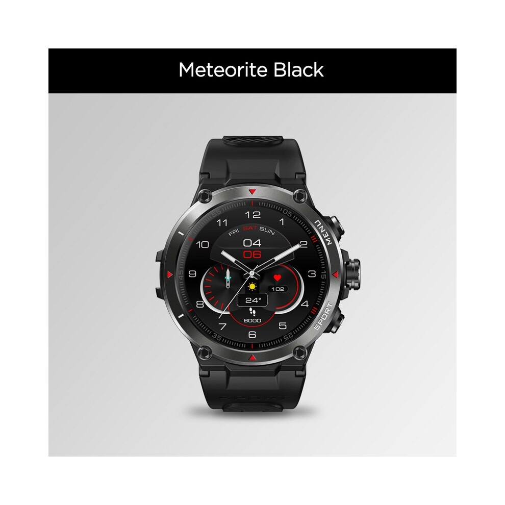 (Meteorite Black) Stratos 2 GPS Smart Watch Display 24h Health Monitor 5 ATM Long Battery Life Smartwatch for Adult