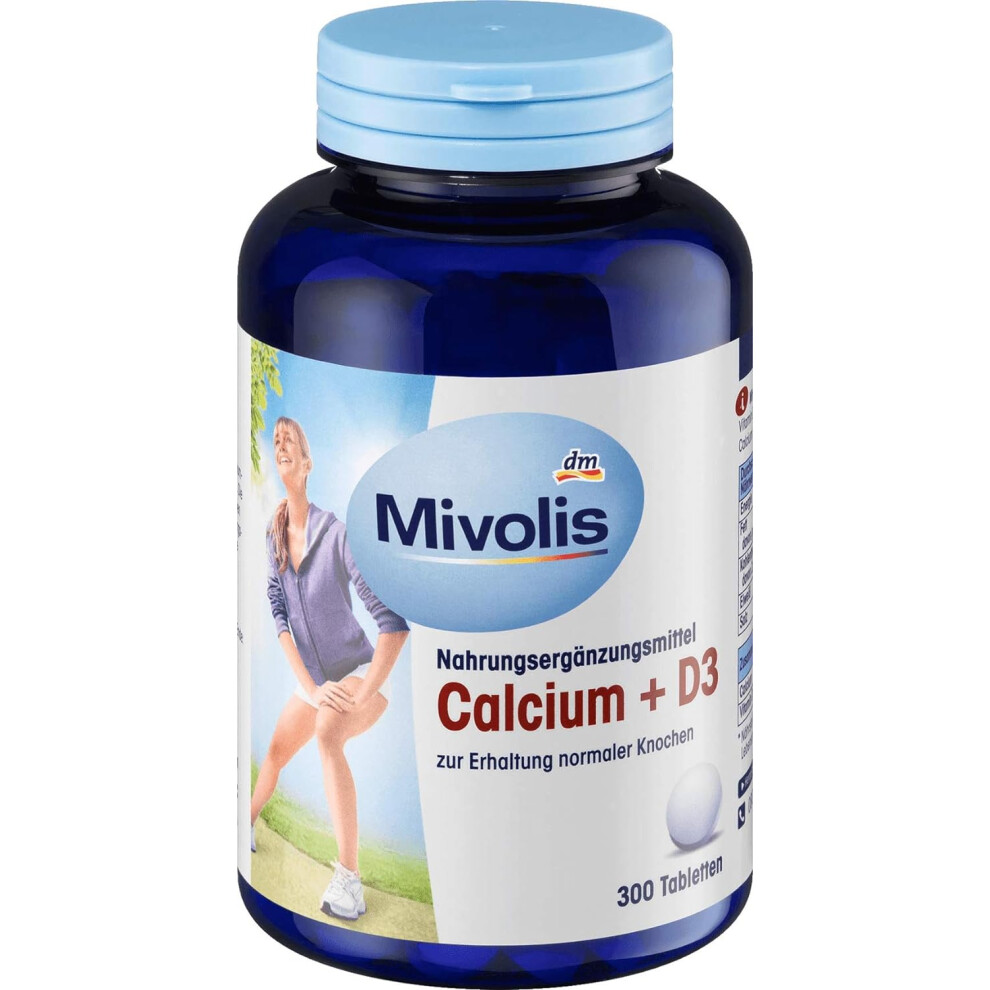Mivolis Kalsiyum + D3 Tablets - 300 tablets, German quality