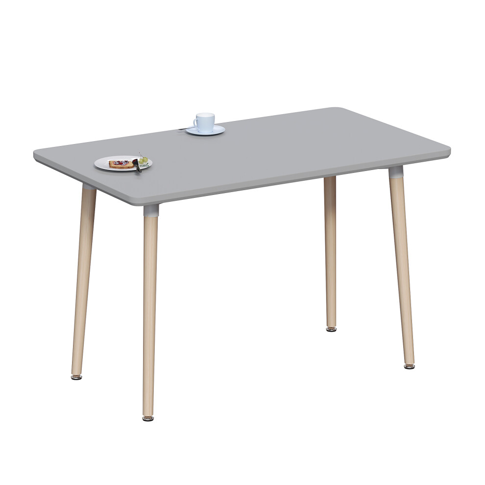 (Grey, 4 Seater) Batley Home Kitchen Square Wood Dining Table