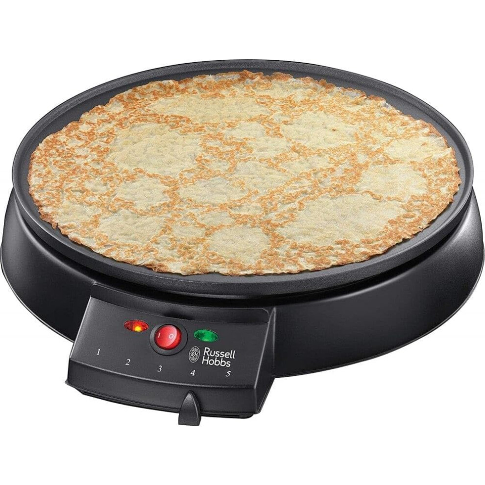 Russell Hobbs Electric Crepe & Pancake Maker, Black - 20920