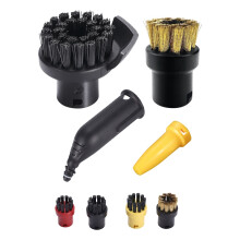 AD-Replacement Brush Head Spare Parts with Power Nozzle of Steam Engine Bristle Brush Kit