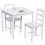 Vida Designs (White, 2 Seater) Yorkshire Home Wooden Dining Table & Chairs Set 6