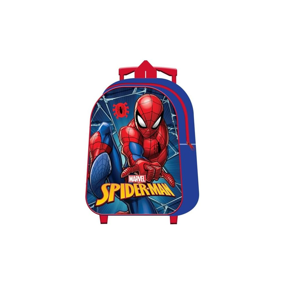 Spiderman Folding Trolley Hand Luggage Bag Backpack for Holidays