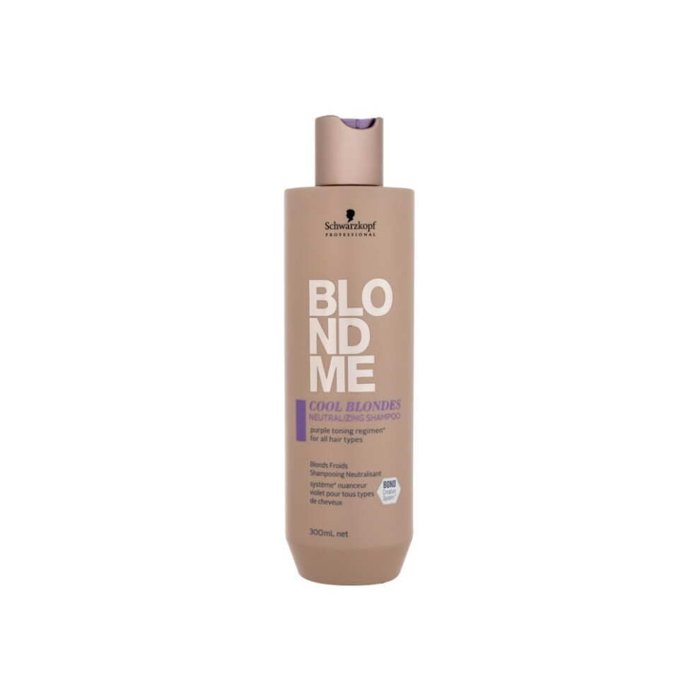 Photos - Hair Product Schwarzkopf Professional - Blond Me Cool Blondes Neutralizing Shampoo - For Women, 300 ml 