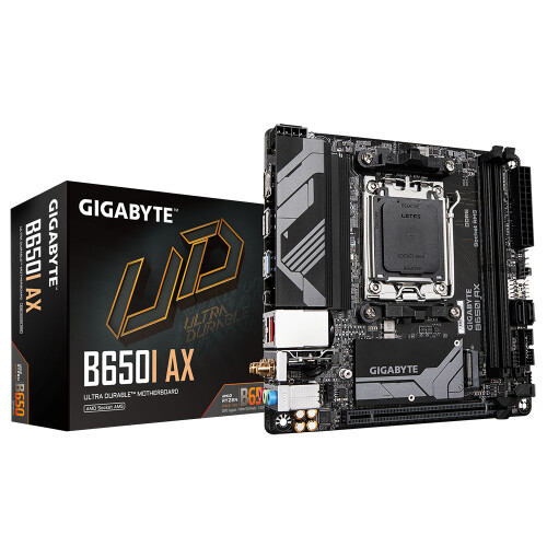 Gigabyte Gigabyte B650I AX - 1.0 - moederbord - mini ITX - Socket AM5 - AMD B650