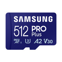 Scheda MicroSDXC - SAMSUNG - PRO Plus - 256 Go - 180 Mo/s - 130 Mo/s