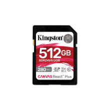 512GB SDXC CANVAS REACT PLUS U3