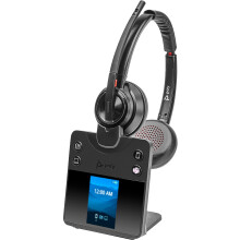 Micro-casque - DECT / Bluetooth - sans fil - HP Inc. - Poly Savi 8420 Office - Savi 8400 series - micro-casque - sur-oreille - DECT