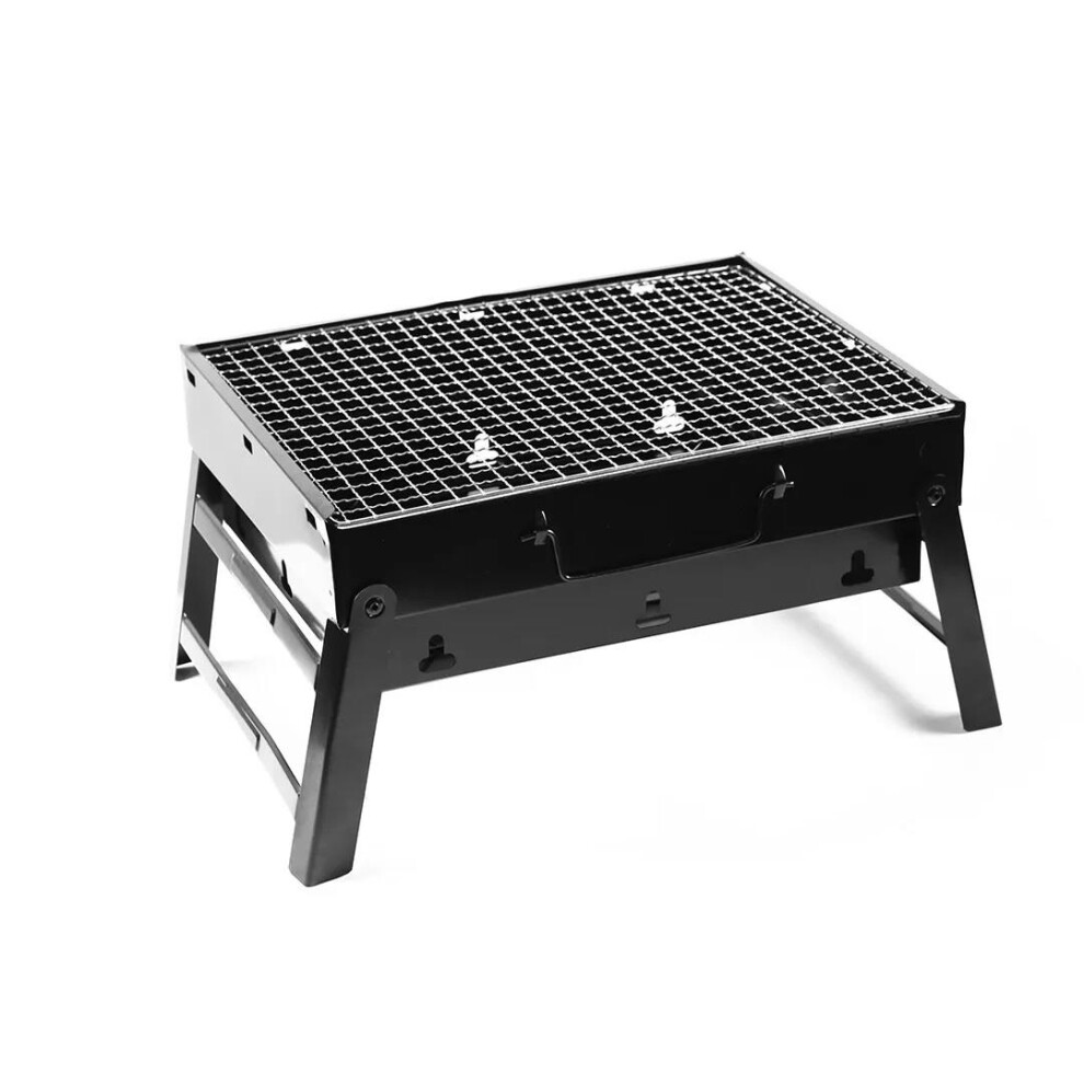 (Large Folding BBQ) Hampton&Stewart Outdoor BBQ Garden Patio Grill Pit