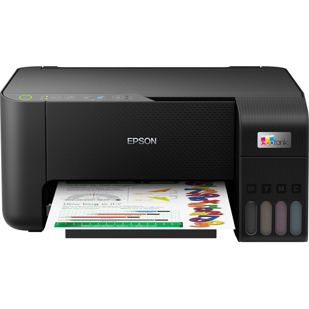 Epson Ecotank Et-2862. A4 Colour Ecotank Multifunction Printer. 5,760X1,440 Dpi. 33 Ppm Mono. 15 Ppm Colour. 100 Sheet T 8715946725932