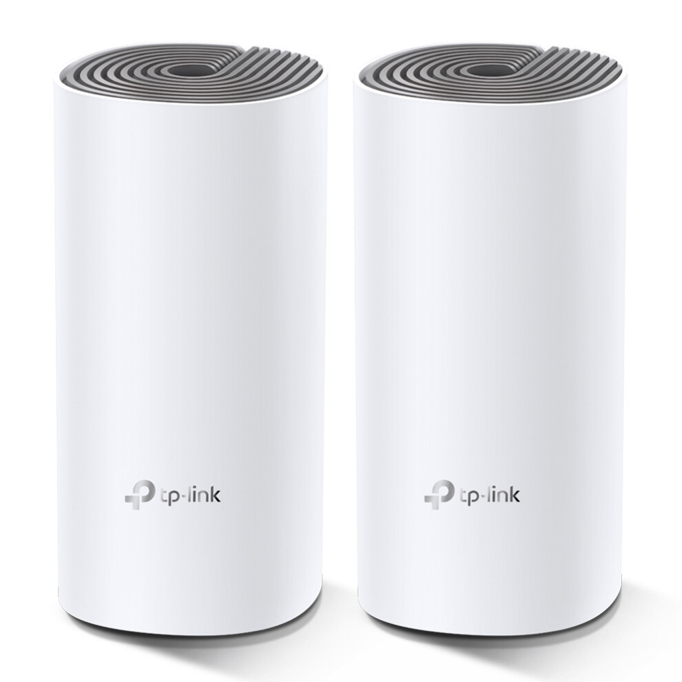 TP-LINK Deco E4 Mesh-WLAN 2-Pack (Router, Extender) (AC1200)