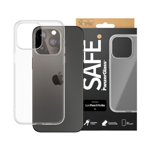 Panzer Glass TPU Case for iPhone 15 Pro Max 6.7" Clear - SAFE95541 1