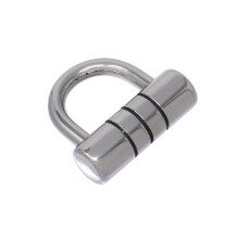 (Grooved, Without Screwdriver) Stainless Steel Padlog 2mm gauge (12g)
