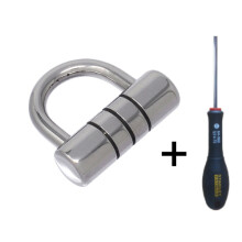 (Grooved, With Screwdriver) Stainless Steel Padlog 2mm gauge (12g)