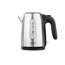 Adler AD 1273 electric kettle 1 L 1200 W Black Hazelnut Stainless steel