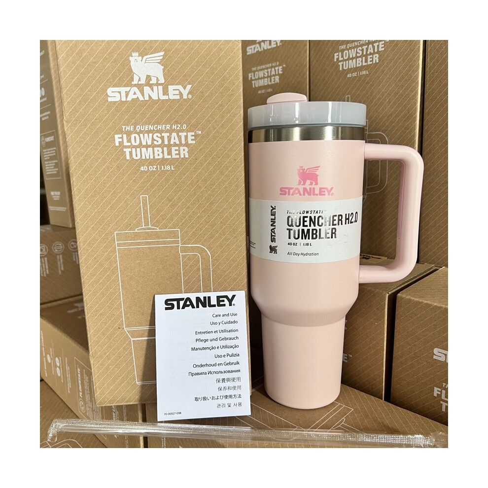 (Pink) Cup Vacuum Stanley Quencher Flowstate Tumbler 40oz 12l With Box Multicolour