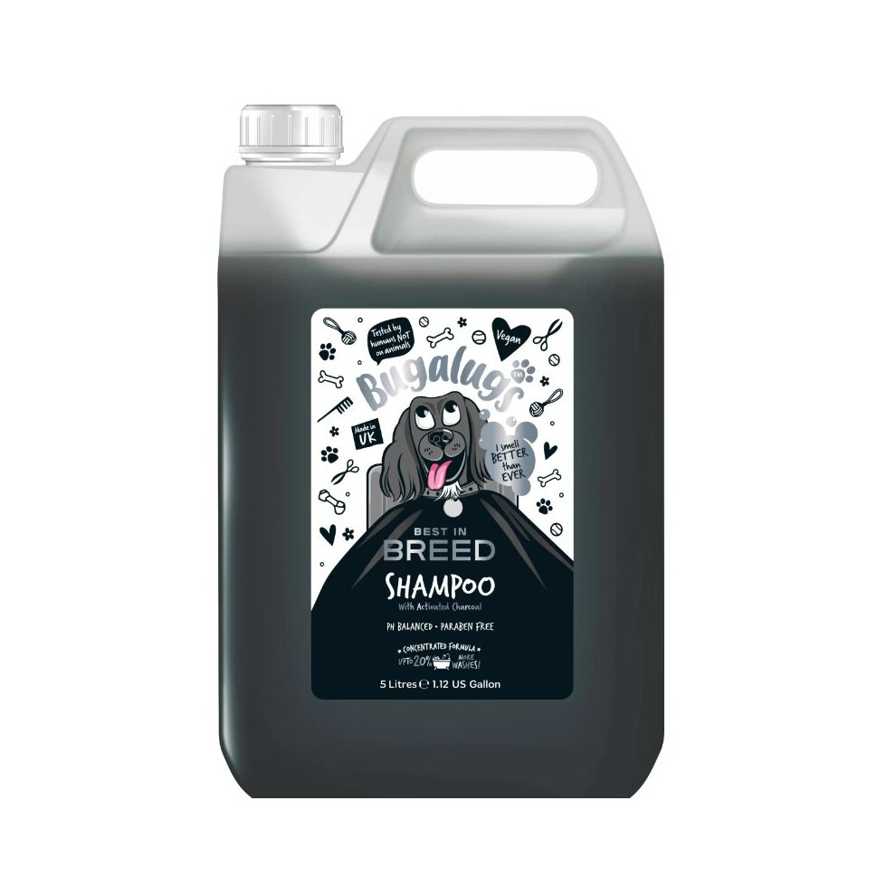 (5 Litre) Bugalugs Breed Dog Grooming Professional Designer Pet Shampoo Conditioner