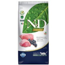 FARMINA N&D PRIME CAT AGNELLO E MIRTILLO ADULTO 5kg