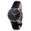 Armani Armani Women's Watch AR1600 Black Leather Strap Black Dial Silver Case 2
