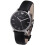 Armani Armani Women's Watch AR1600 Black Leather Strap Black Dial Silver Case 4
