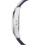 Armani Armani Men's Watch AR1666 Blue Leather Strap Silver Dial Silver Case 4