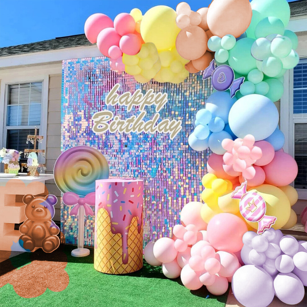 50PCS Macaron Theme Balloon Arch Kit