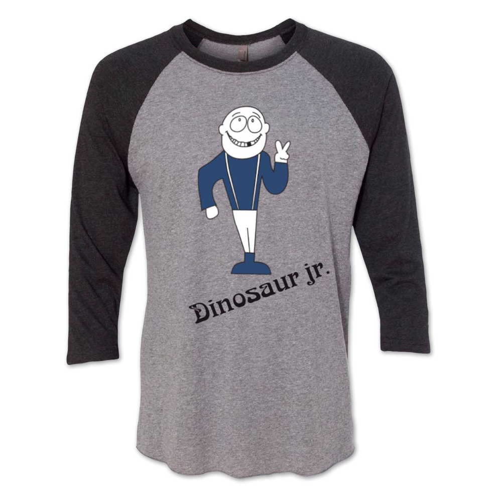 (L) Dinosaur Jr Peace Sign Guy Raglan 2.0 S