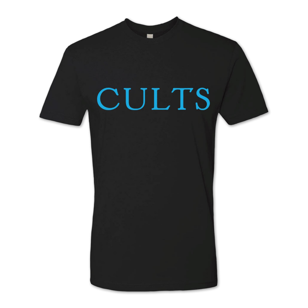 (XL) Cults Blue Text T-shirt S