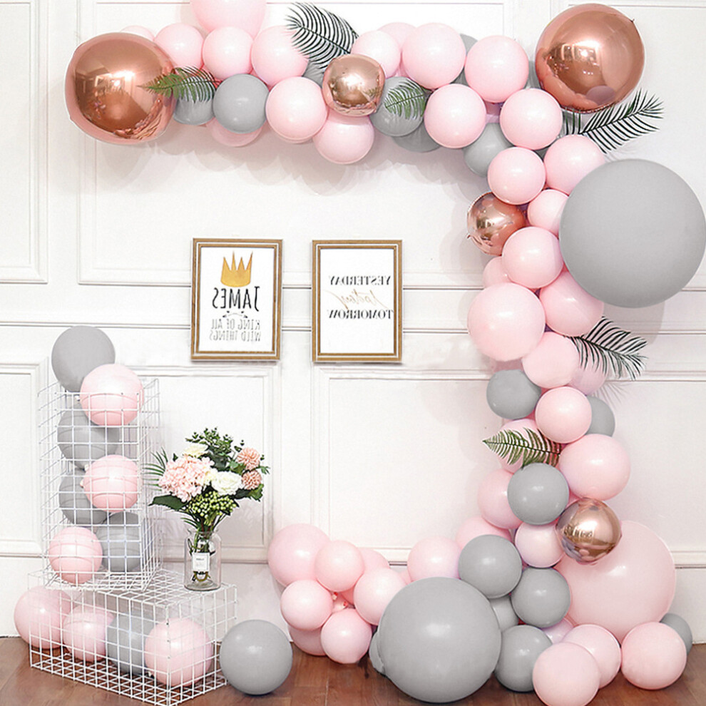 Pink Rose Gold Grey Balloon Arch Kit 60PCS for Party Decoration-image-OPC-PDYJ2RZ-NEW