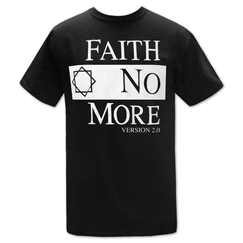 (XXL) Faith No More Classic Logo V2 Black T-shirt S