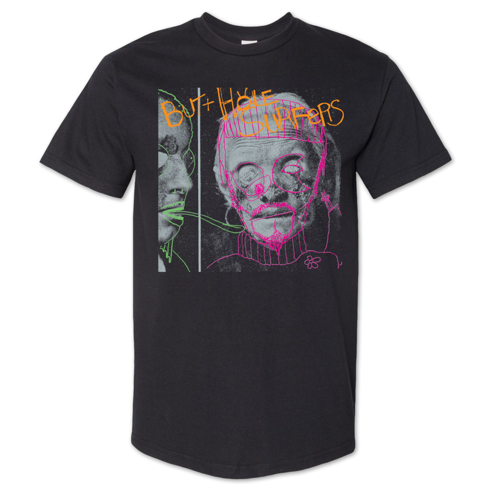 (XXXL) Butthole Surfers Psychic Powerless (Black) T-shirt S