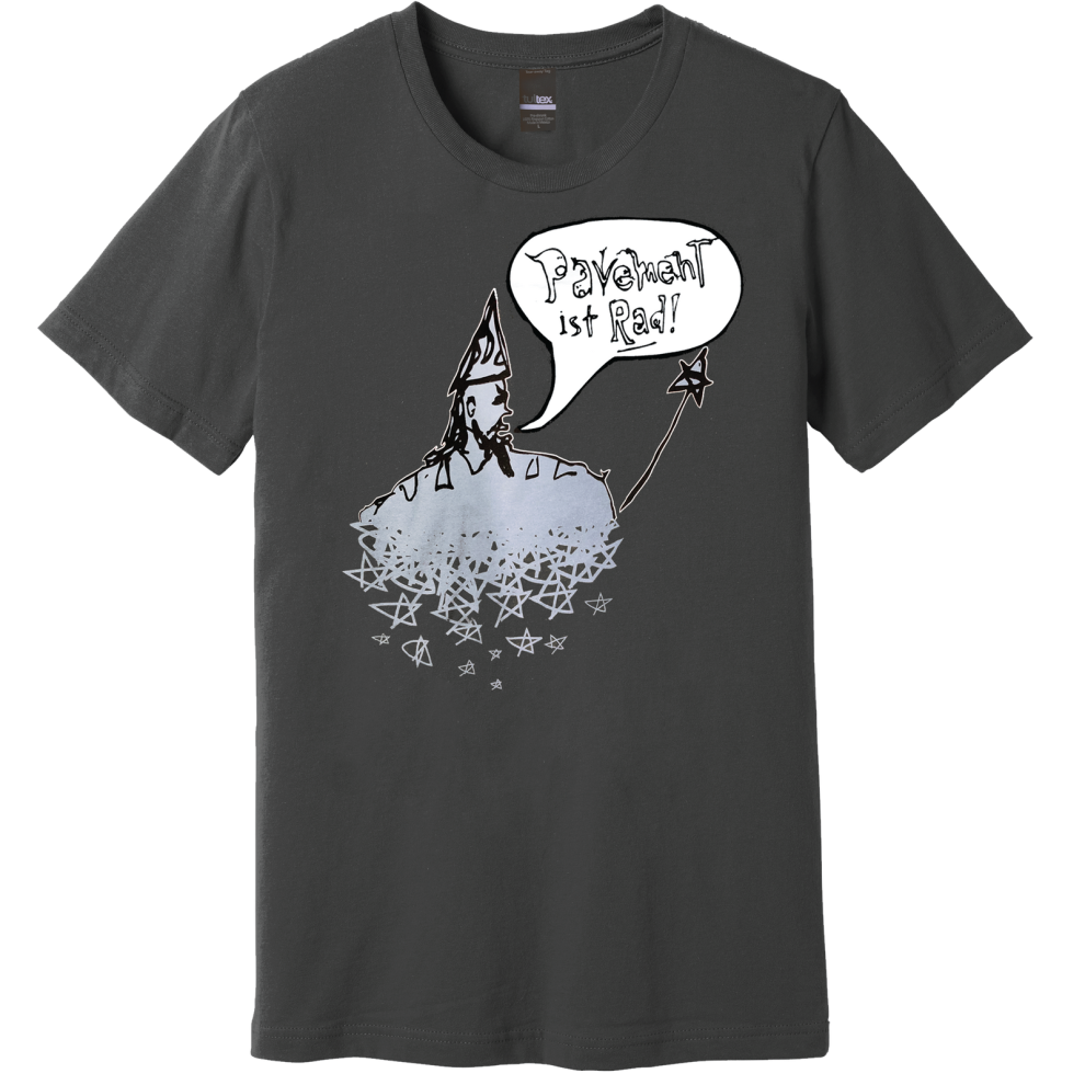 (M) Pavement Grey Wizard T-shirt S