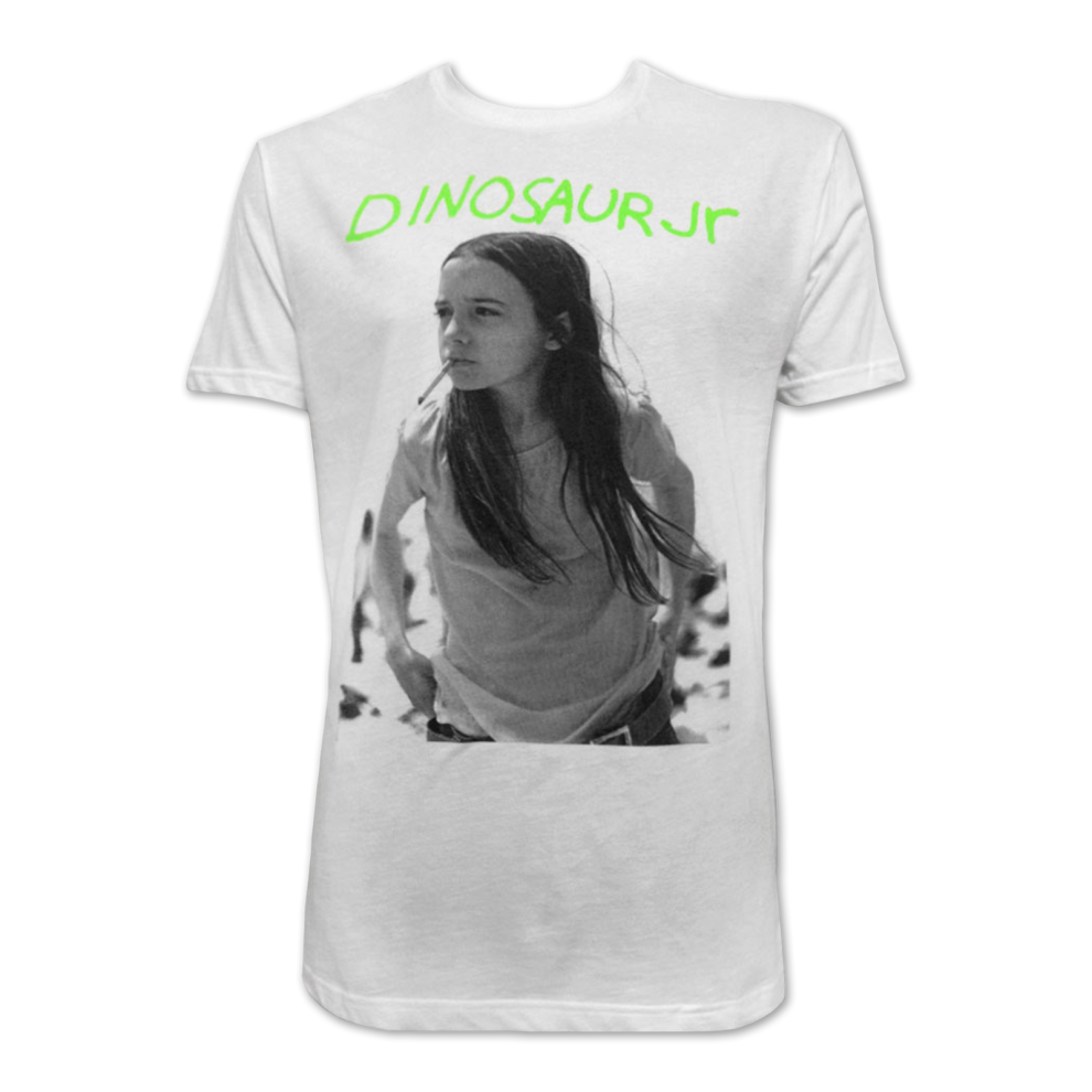 (L) Dinosaur Jr Green Mind White T-shirt S