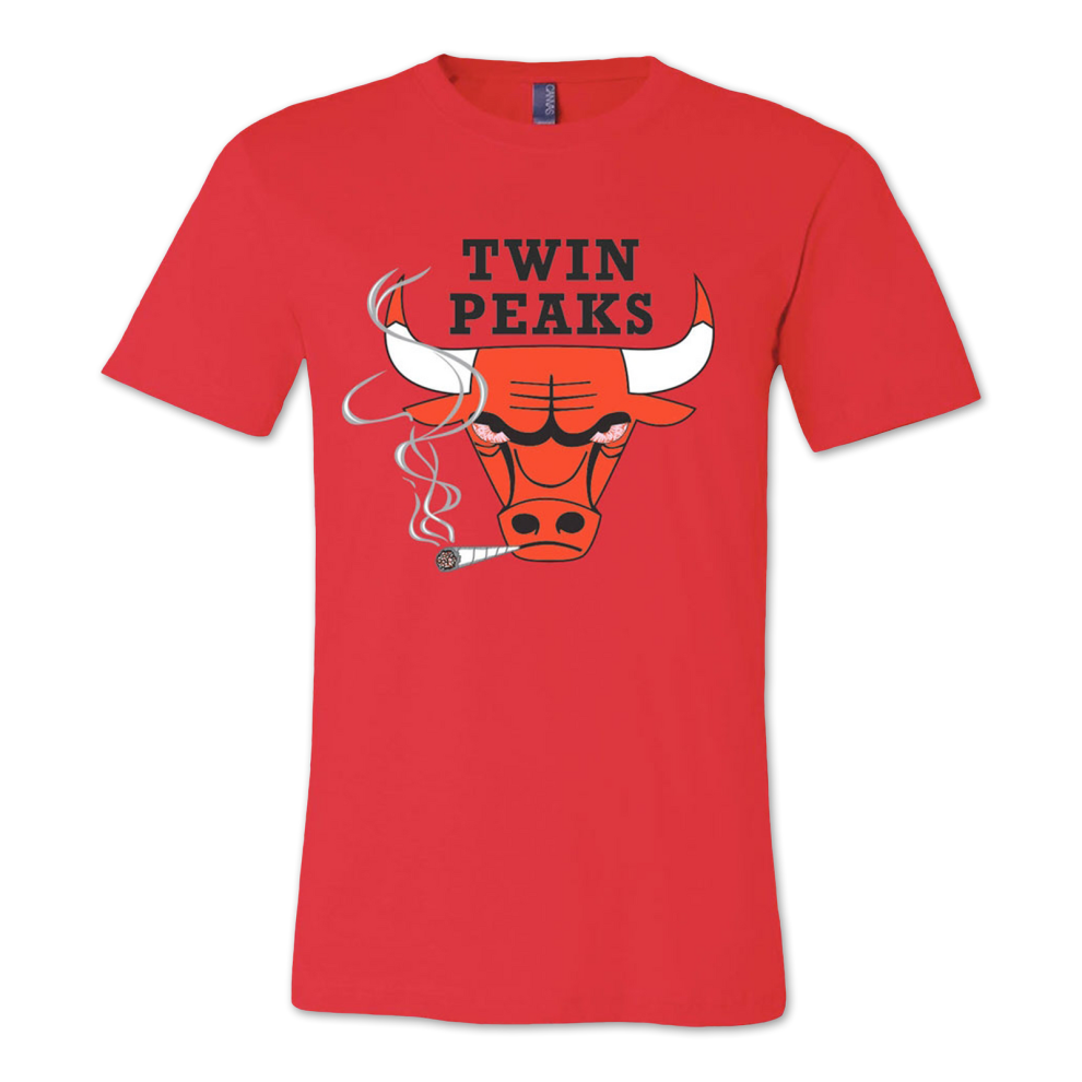 (M) Twin Peaks Red Bulls T-shirt S