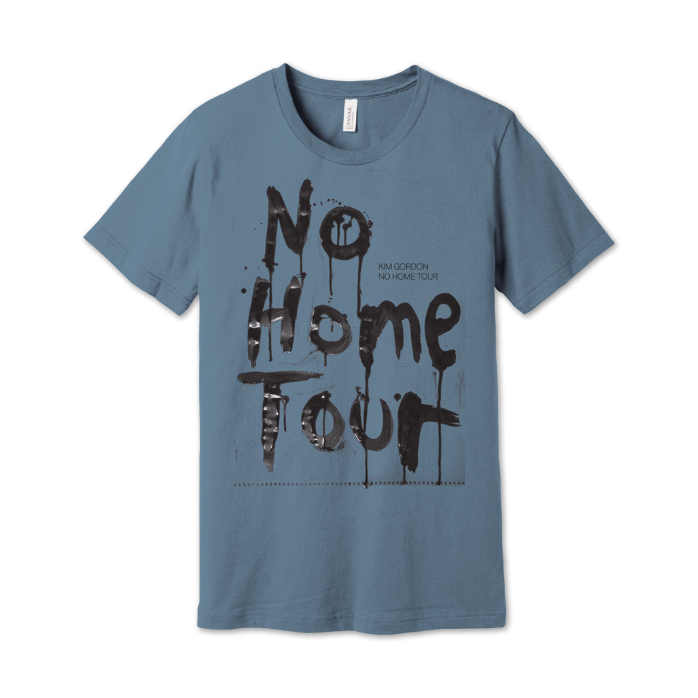 (XL) Kim Gordon No Home Tour [BLUE] T-shirt S