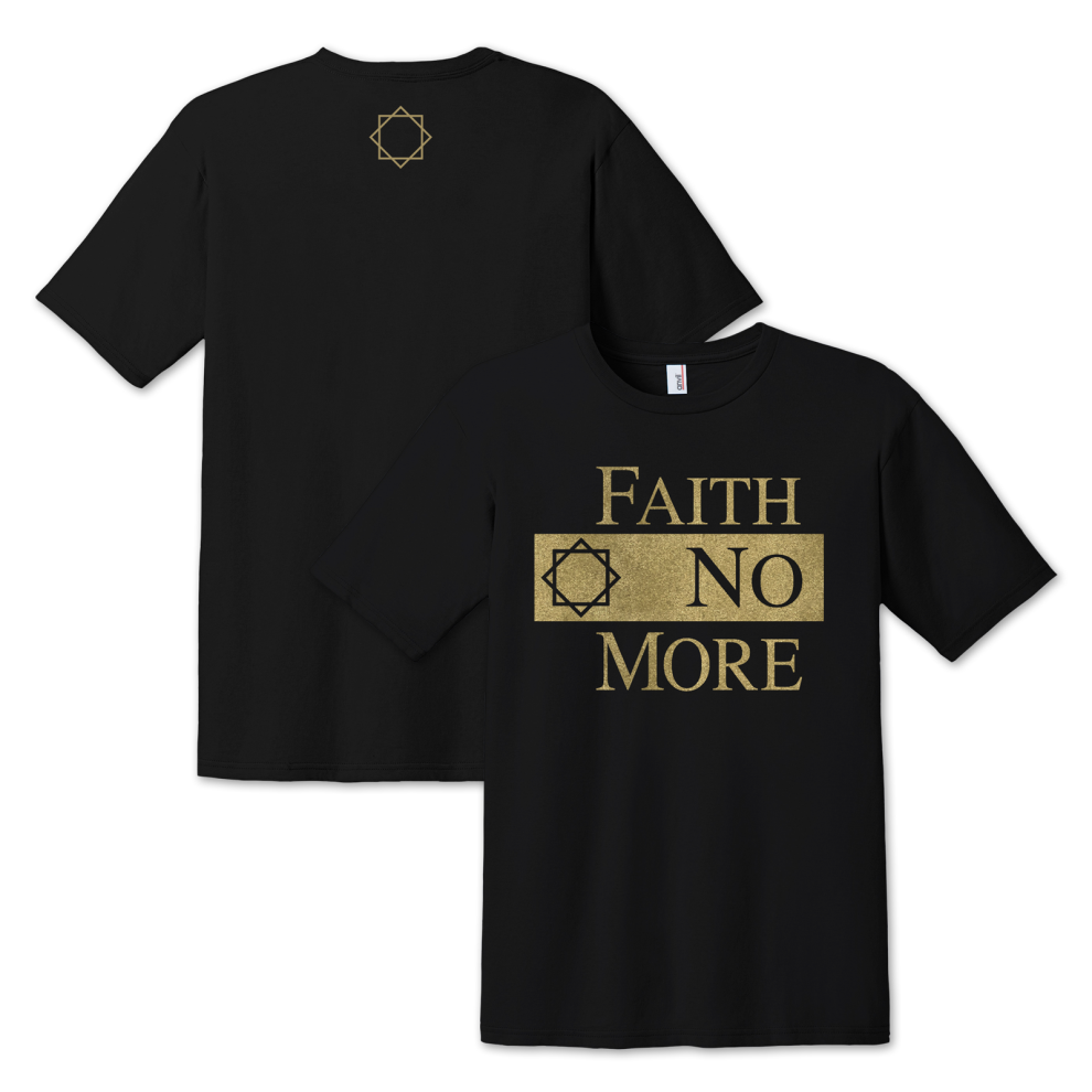 (XXXL) Faith No More Gold Classic Logo T-shirt S