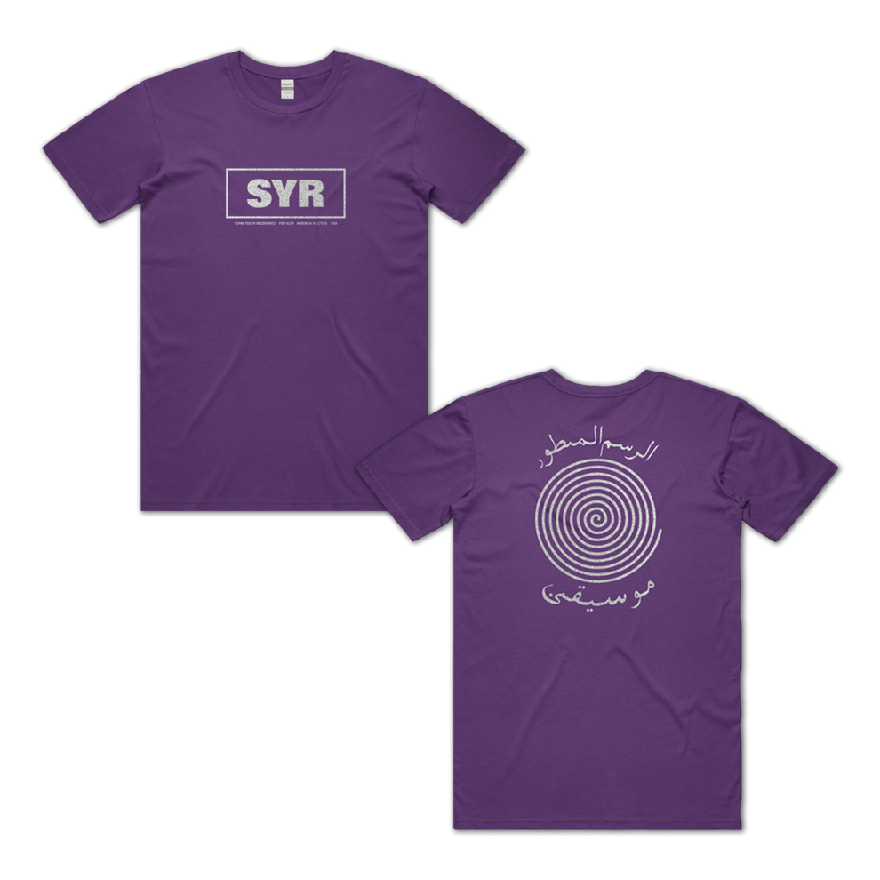 (M) Sonic Youth SYR [PURPLE] T-shirt S