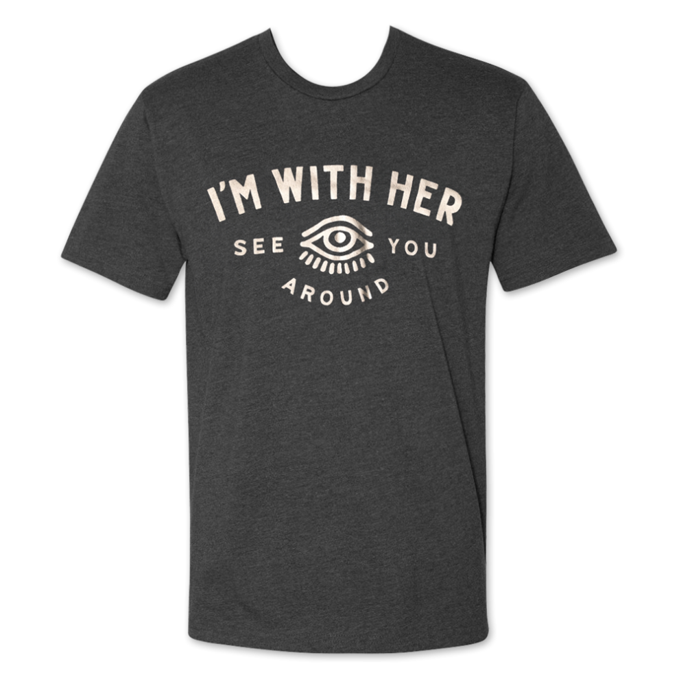 (S) I'M WITH HER Eyeball T-shirt S