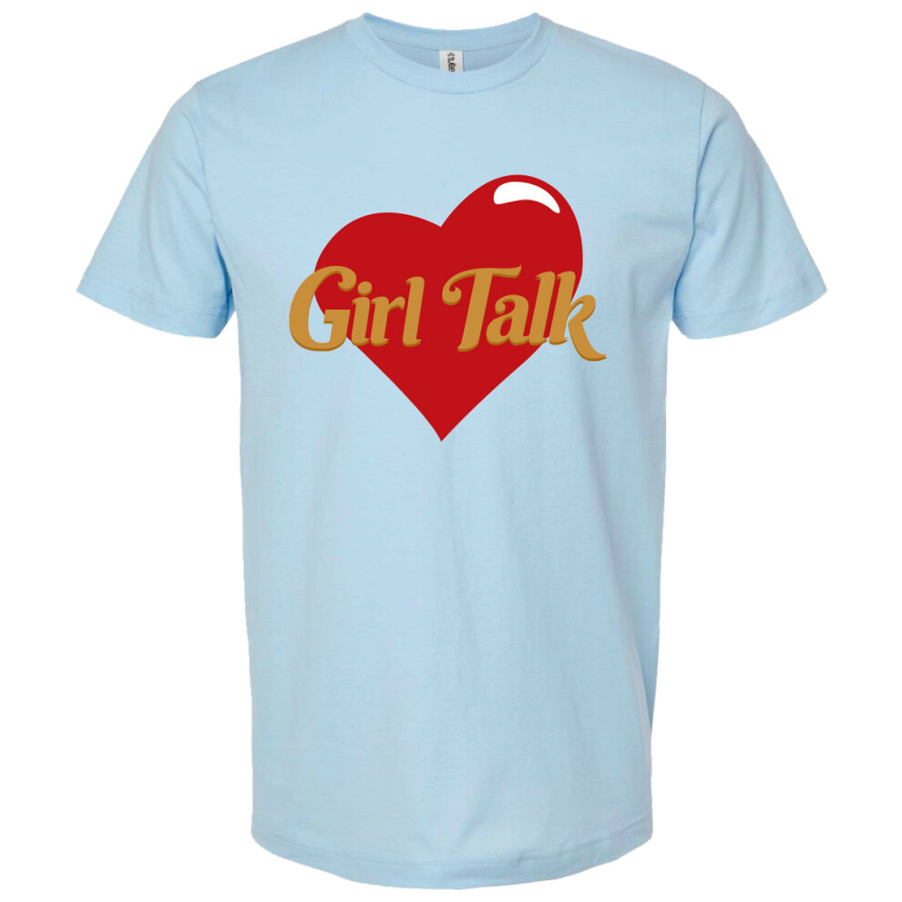 (M) Girl Talk Heart T-shirt S