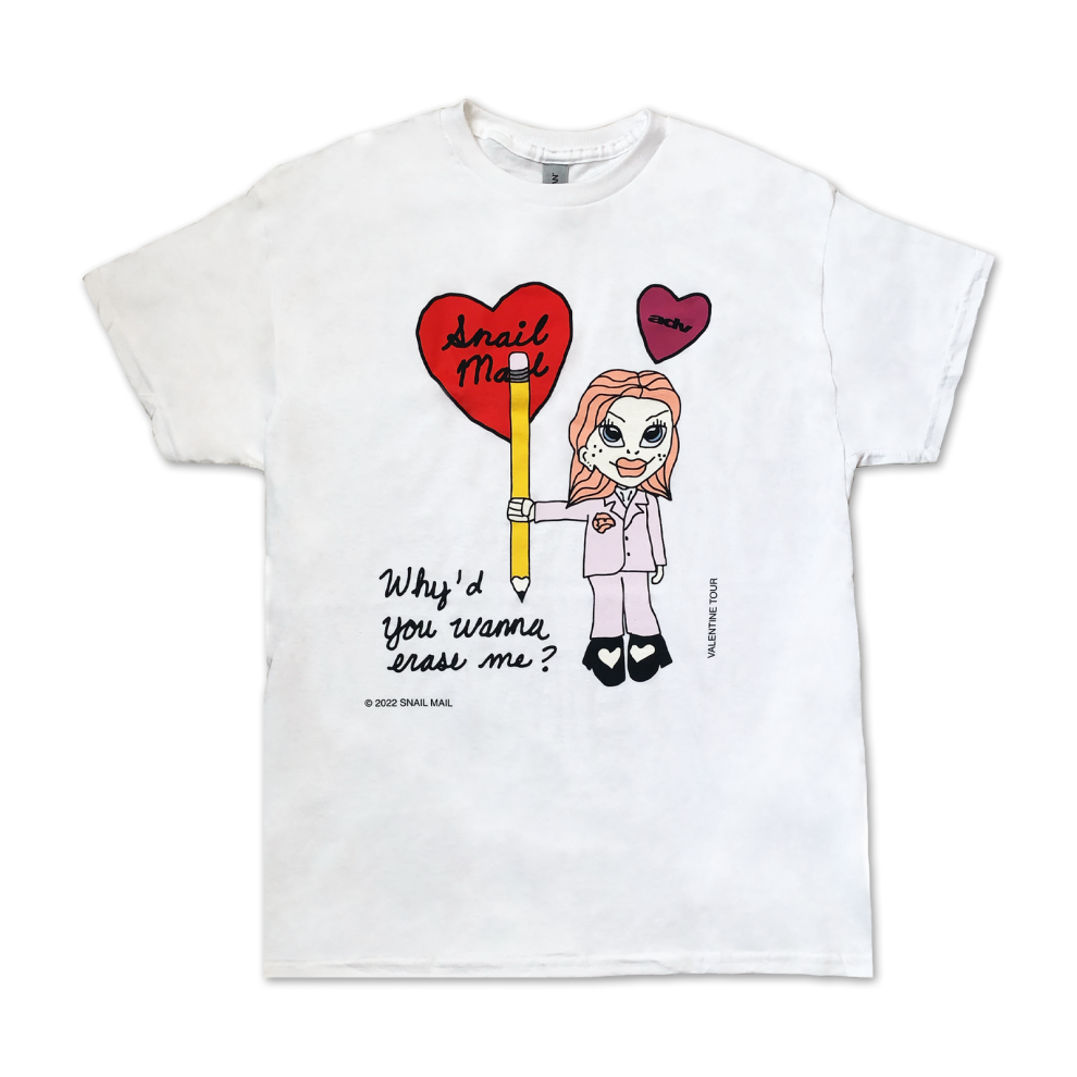 (XXXL) Snail Mail Erase Me T-shirt S